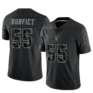 Vontaze Burfict Las Vegas Raiders Men's Limited Reflective Nike Jersey - Black