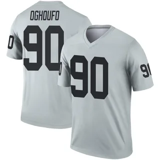 Youth Ovie Oghoufo Las Vegas Raiders Youth Legend Inverted Silver Nike Jersey