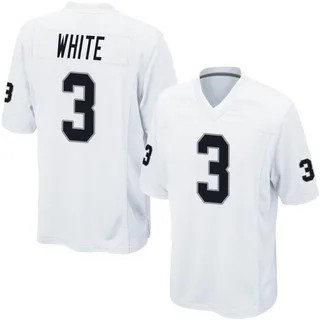 Zamir White Las Vegas Raiders Youth Game Nike Jersey - White